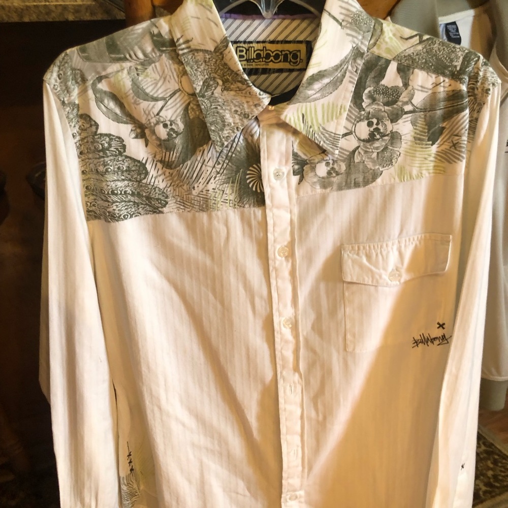 Billabong men medium sport long sleeve shirt